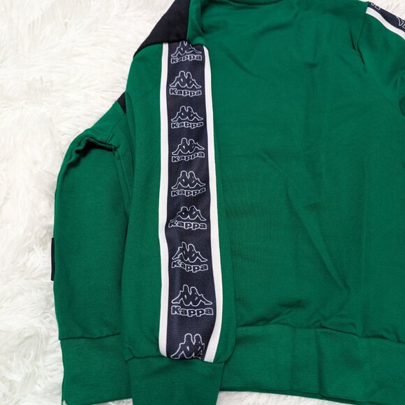 Kappa Unisex Crew Neck Green Pullover Loopknit with long sleeve Sweatshirt NWOT - Picture 9 of 9